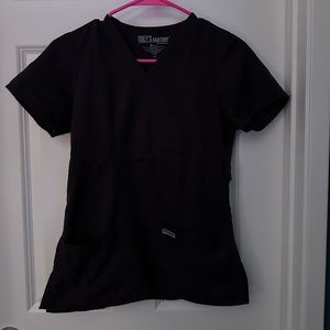 XS greys anatomy scrub top